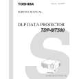 TOSHIBA TDPMT500 Instrukcja Serwisowa
