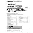 PIONEER KEH-P2033R/XM/EW Instrukcja Serwisowa
