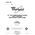 WHIRLPOOL SF3300SRW0 Katalog Części