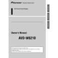 PIONEER AVD-W6210 Instrukcja Obsługi