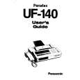 PANASONIC UF140 Instrukcja Obsługi