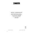 ZANUSSI ZT216 Instrukcja Obsługi