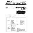 AIWA ADF640 Instrukcja Serwisowa
