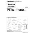 PIONEER PDK-FS03 Instrukcja Serwisowa