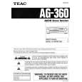TEAC AG-360 Instrukcja Obsługi