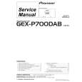 PIONEER GEX-P700DAB/EW Instrukcja Serwisowa