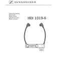 SENNHEISER HDI 1019-6 Instrukcja Obsługi