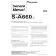 PIONEER S-A660 Instrukcja Serwisowa