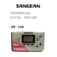 SANGEAN DT110 Instrukcja Obsługi