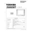 TOSHIBA 2505DBT Instrukcja Serwisowa