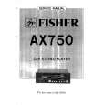 FISHER AX750 Instrukcja Serwisowa