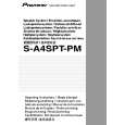 PIONEER S-A4SPT-PM/XTW/E5 Instrukcja Obsługi