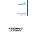 ARTHUR MARTIN ELECTROLUX ASF454 Instrukcja Obsługi