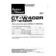 PIONEER CT-W420R Instrukcja Serwisowa
