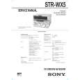 SONY STRWX5 Instrukcja Serwisowa