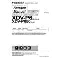 PIONEER XDV-P650/RD Instrukcja Serwisowa