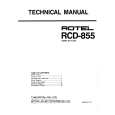 ROTEL RCD855 Instrukcja Serwisowa