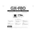 AKAI GX-F80 Instrukcja Obsługi