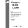 SAMSON Q MIC Instrukcja Obsługi