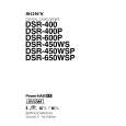 SONY DSR-450WSP VOLUME 2 Instrukcja Serwisowa