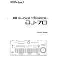 ROLAND DJ-70 Instrukcja Obsługi