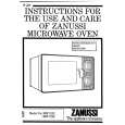ZANUSSI MW2132 Instrukcja Obsługi