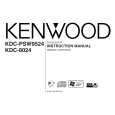 KENWOOD KDC-PSW9524 Instrukcja Obsługi