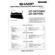 SHARP QT247YR Instrukcja Serwisowa