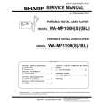 SHARP WA-MP100H(BL) Instrukcja Serwisowa