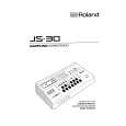 ROLAND JS-30 Instrukcja Obsługi