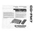 PIONEER CD-FM7 Instrukcja Obsługi