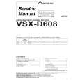 PIONEER VSX-D608/SDXJI Instrukcja Serwisowa