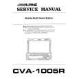 ALPINE CVA1005R Instrukcja Serwisowa