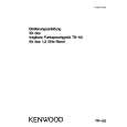 KENWOOD MB-3 Instrukcja Obsługi