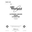 WHIRLPOOL LA7680XTG0 Katalog Części