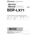 PIONEER BDP-LX71/WVXJ5 Instrukcja Serwisowa