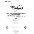 WHIRLPOOL SF3300SKW0 Katalog Części