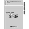 PIONEER KEH-P4930R/XM/EW Instrukcja Obsługi