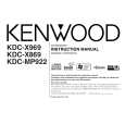 KENWOOD KDCX869 Instrukcja Obsługi