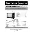 HITACHI CWP350 Instrukcja Serwisowa