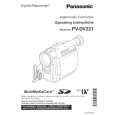 PANASONIC PVDV221D Instrukcja Obsługi
