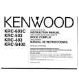 KENWOOD KRC503 Instrukcja Obsługi
