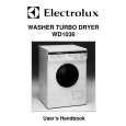 ELECTROLUX WD1036 Instrukcja Obsługi