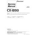 PIONEER CX893 Instrukcja Serwisowa