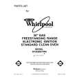 WHIRLPOOL SF302BEYW0 Katalog Części