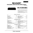 SHARP SAX35H Instrukcja Serwisowa