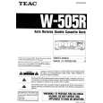 TEAC W505R Instrukcja Obsługi