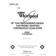 WHIRLPOOL SF332BERW4 Katalog Części