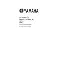 YAMAHA DX7 Instrukcja Obsługi