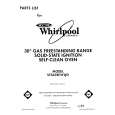 WHIRLPOOL SF365BEWN2 Katalog Części